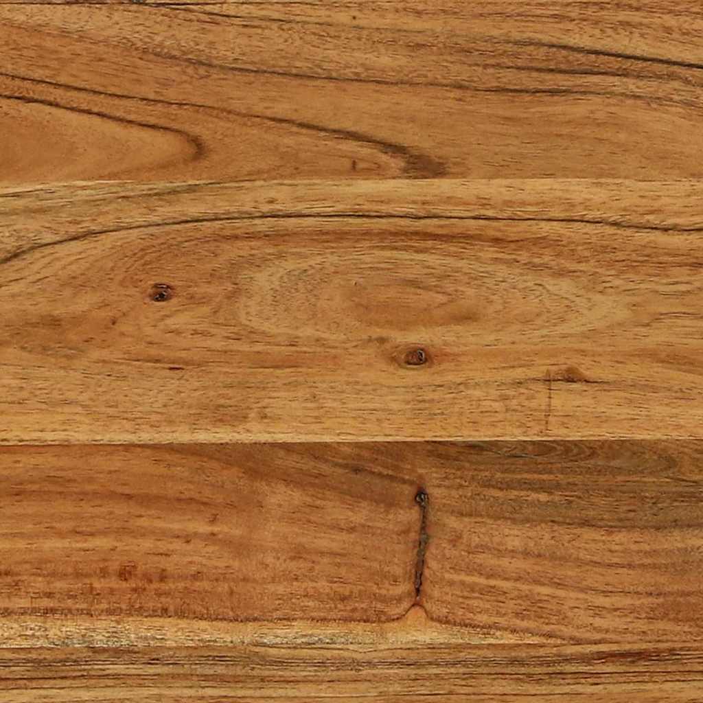 Tavolino da salotto 2 pcs Marrone Legno di Acacia Massello | homemem39