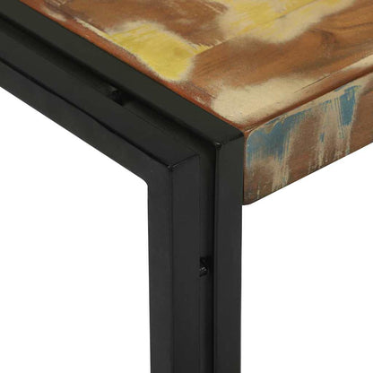 Tavolino da salotto 2 pcs Multicolore Legno Recuperato Massello | homemem39