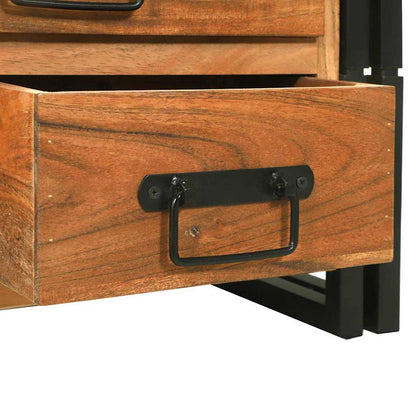 Tavolino da salotto Marrone Legno di Acacia Massello | homemem39