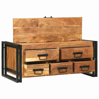 Tavolino da salotto Marrone Legno di Acacia Massello | homemem39