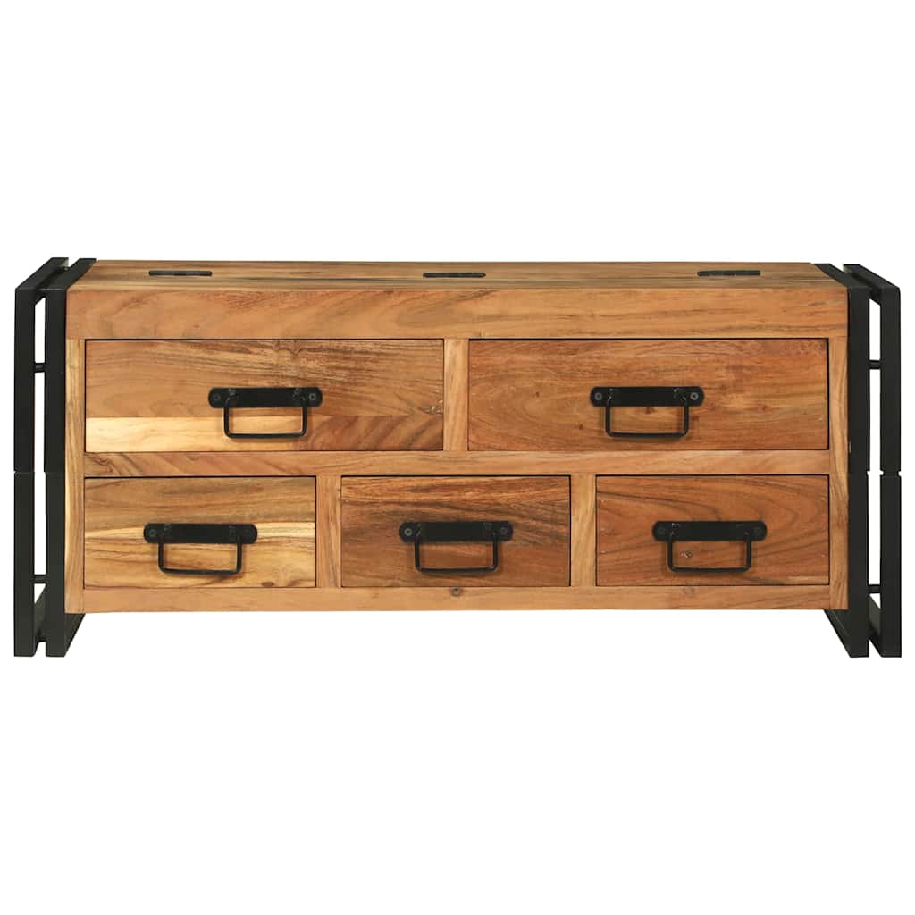 Tavolino da salotto Marrone Legno di Acacia Massello | homemem39