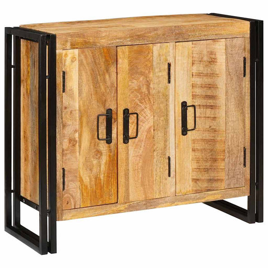 Credenza Marrone 80 x 33 x 70 cm legno massello di mango | homemem39