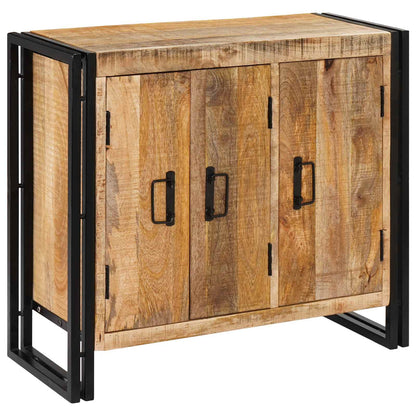 Credenza Marrone 80 x 33 x 70 cm legno massello di mango