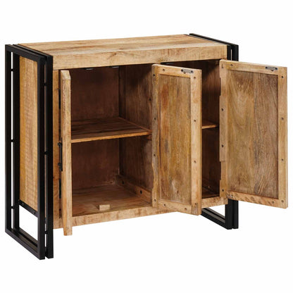Credenza Marrone 80 x 33 x 70 cm legno massello di mango