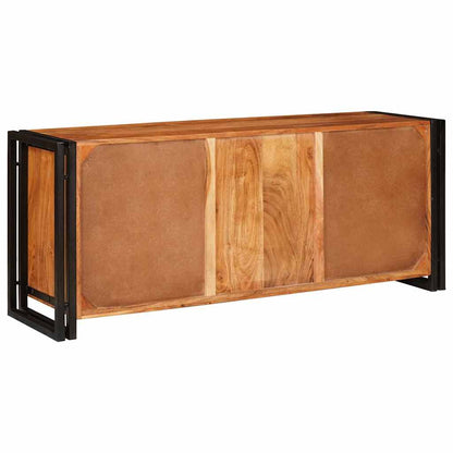 Mobile TV Marrone 120 x 30 x 50 cm legno massello di acacia