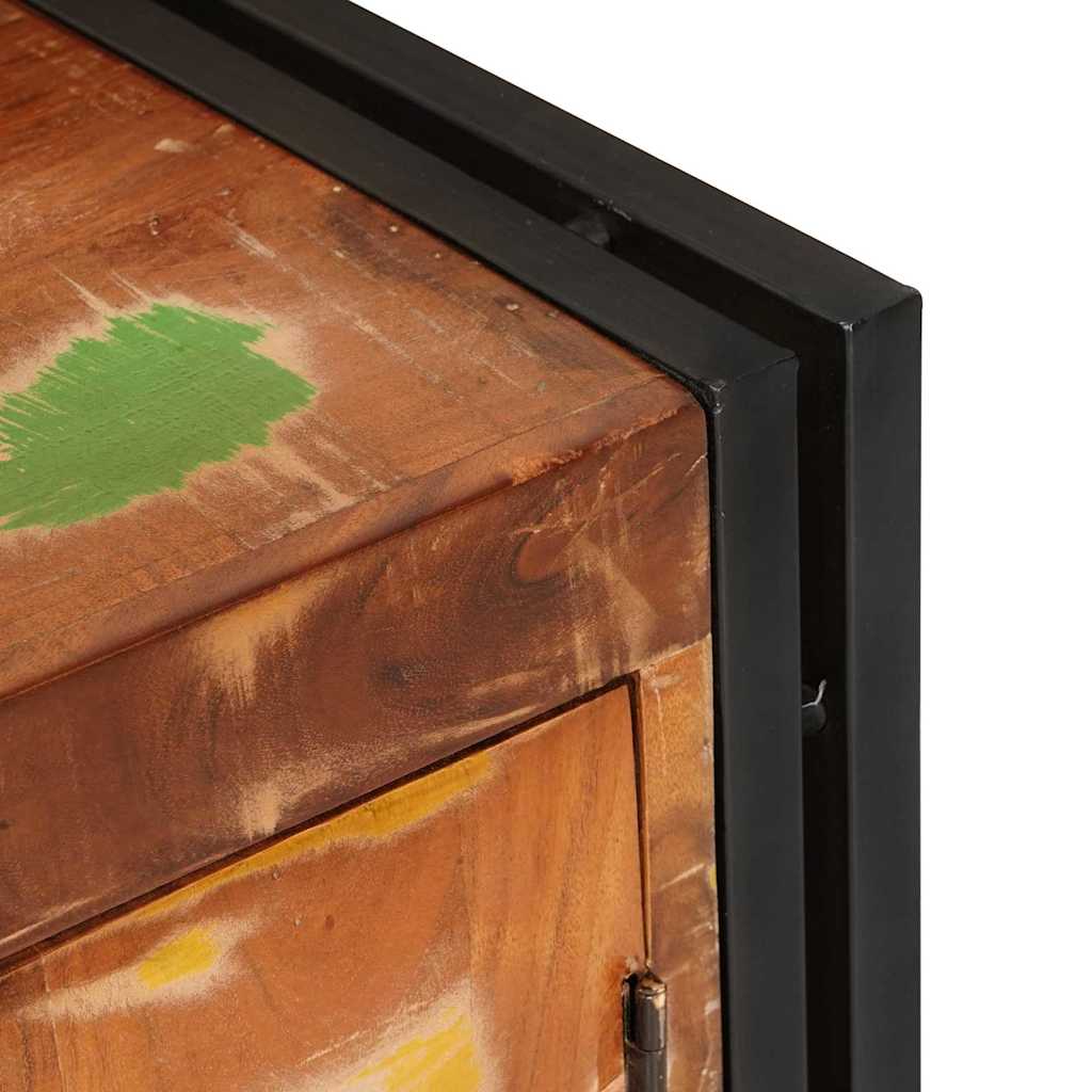 Mobile TV con lo scaffale Multicolore legno massello di riciclo