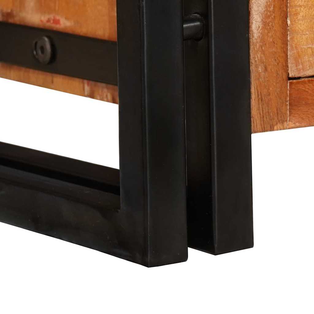 Mobile TV con lo scaffale Multicolore legno massello di riciclo