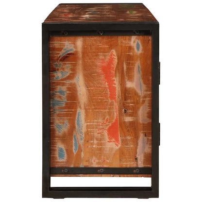 Mobile TV con lo scaffale Multicolore legno massello di riciclo