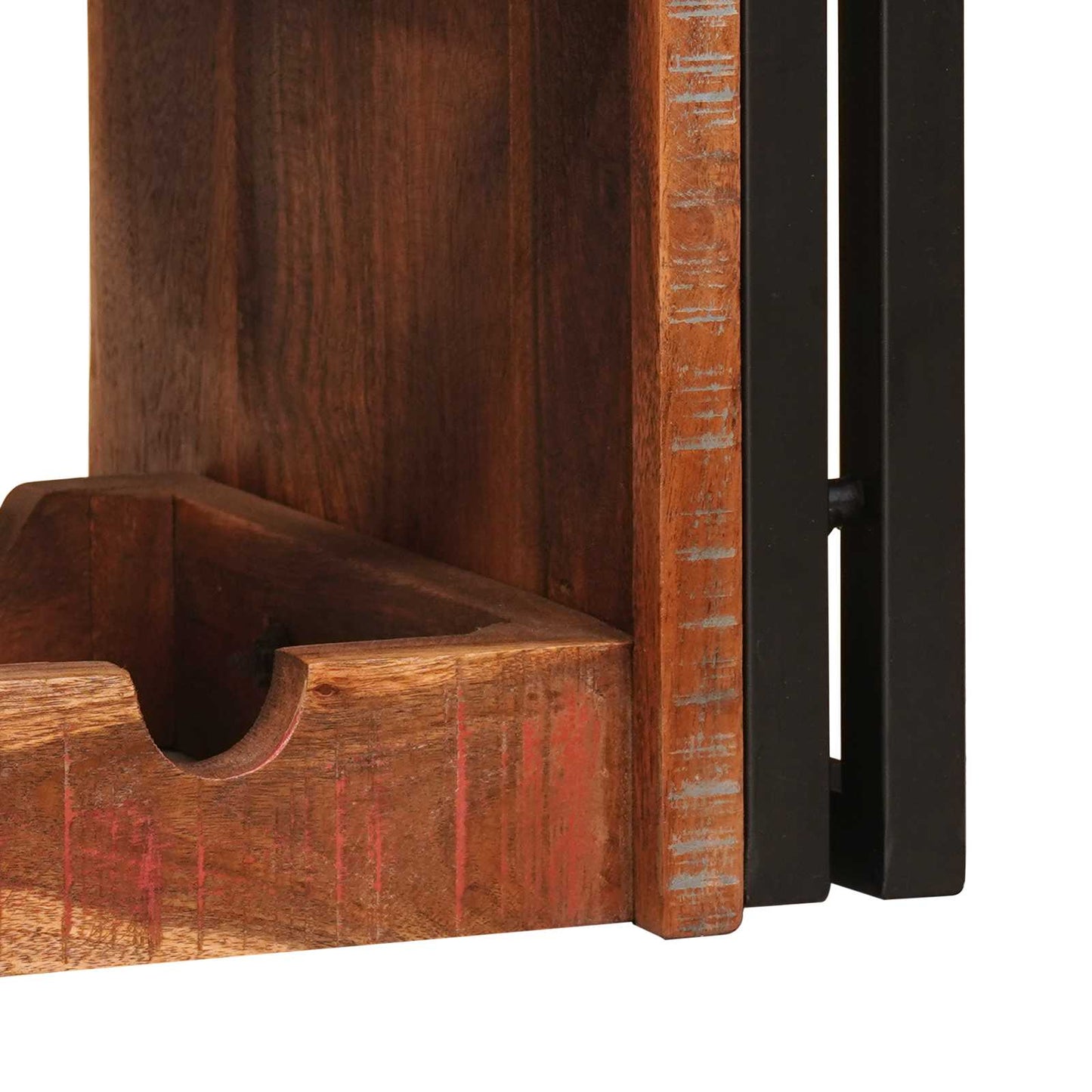 Portabottiglie 100 x 45 x 33 cm Legno massello riciclato