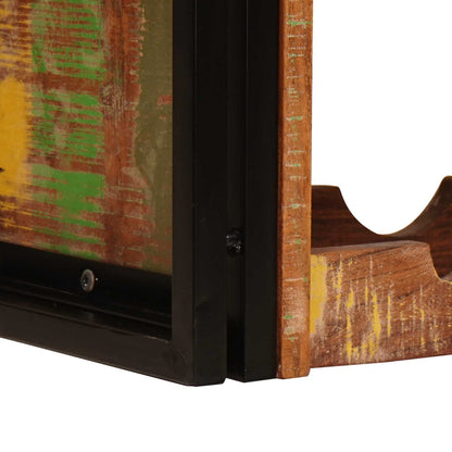 Portabottiglie 100 x 45 x 33 cm Legno massello riciclato