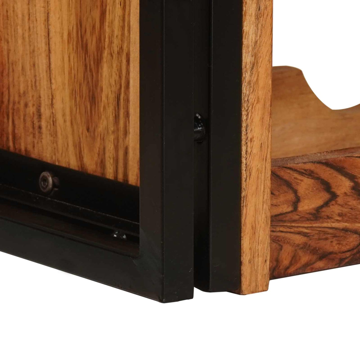 Portabottiglie 100 x 45 x 33 cm Legno di Acacia Massello