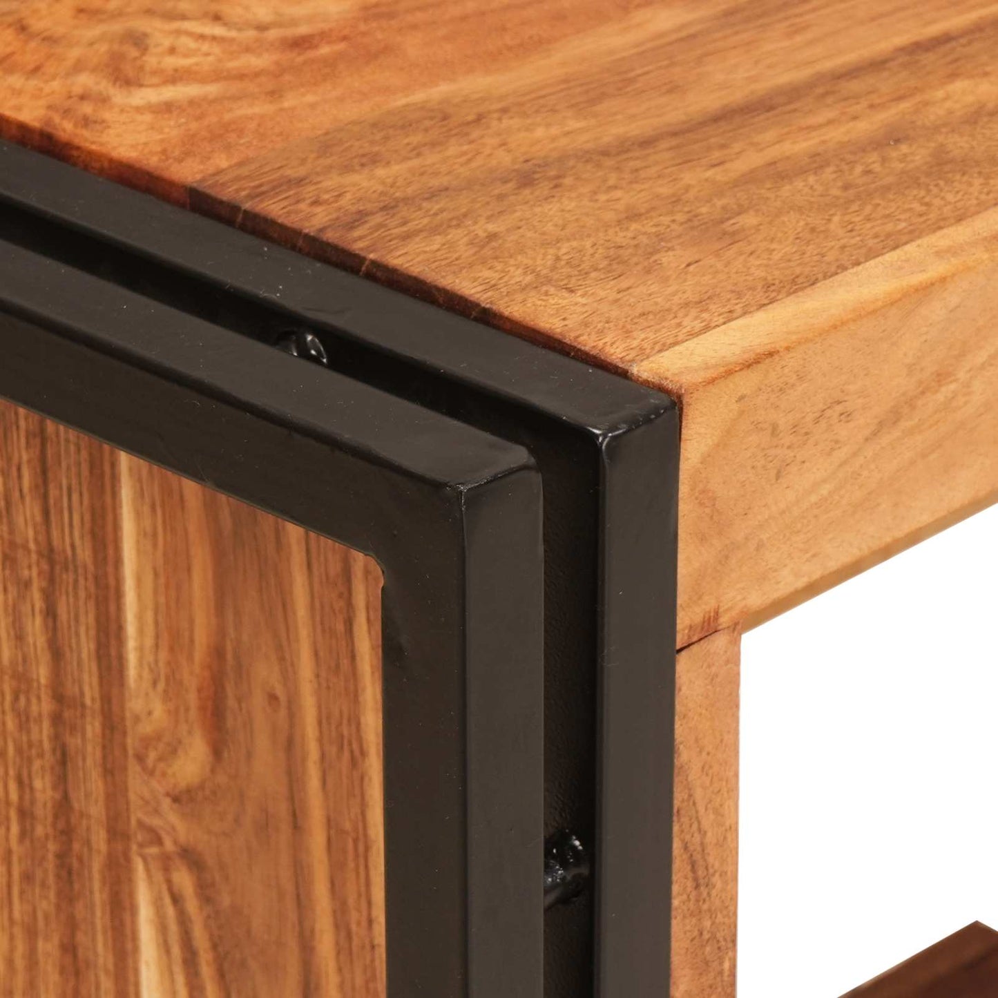 Portabottiglie 100 x 45 x 33 cm Legno di Acacia Massello