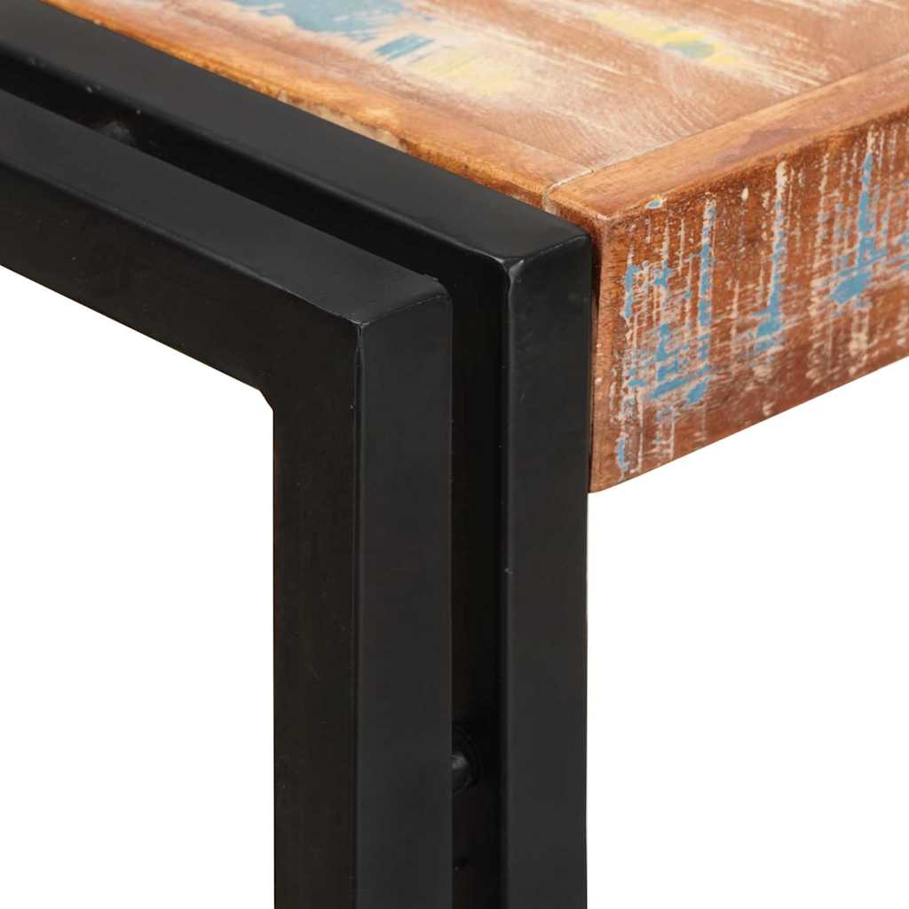 Libreria con Porte Marrone Legno Recuperato Massello e Metallo