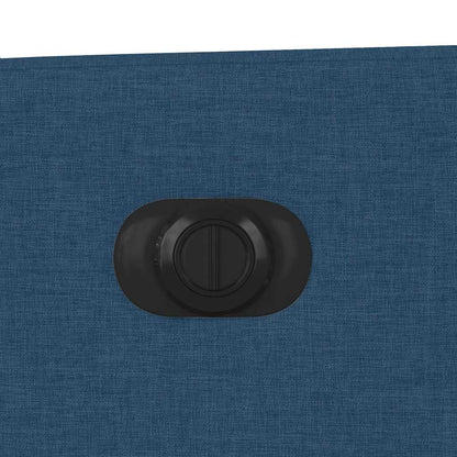 Poltrona Reclinabile Elettrica Blu in Tessuto | homemem39