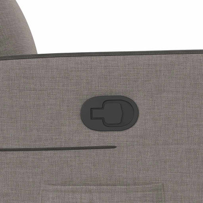 Poltrona Alzapersona Reclinabile Tortora in Tessuto - homemem39