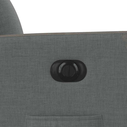 Poltrona Elettrica Reclinabile Grigio Scuro in Tessuto - homemem39