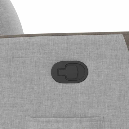 Poltrona Alzapersona Reclinabile Grigio Nuvola in Tessuto - homemem39