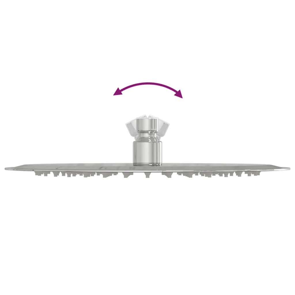 Testa Doccia a Pioggia in Acciaio Inox 304 25 cm Rotonda - homemem39