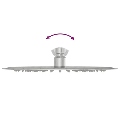 Testa Doccia a Pioggia in Acciaio Inox 304 25 cm Rotonda - homemem39