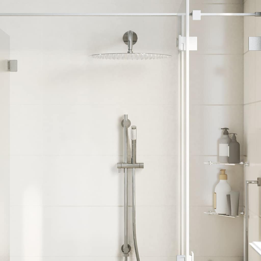 Testa Doccia a Pioggia in Acciaio Inox 304 40 cm Rotonda - homemem39