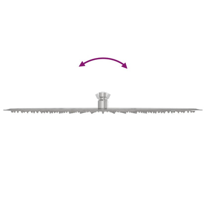 Testa Doccia a Pioggia in Acciaio Inox 304 50 cm Rotonda - homemem39