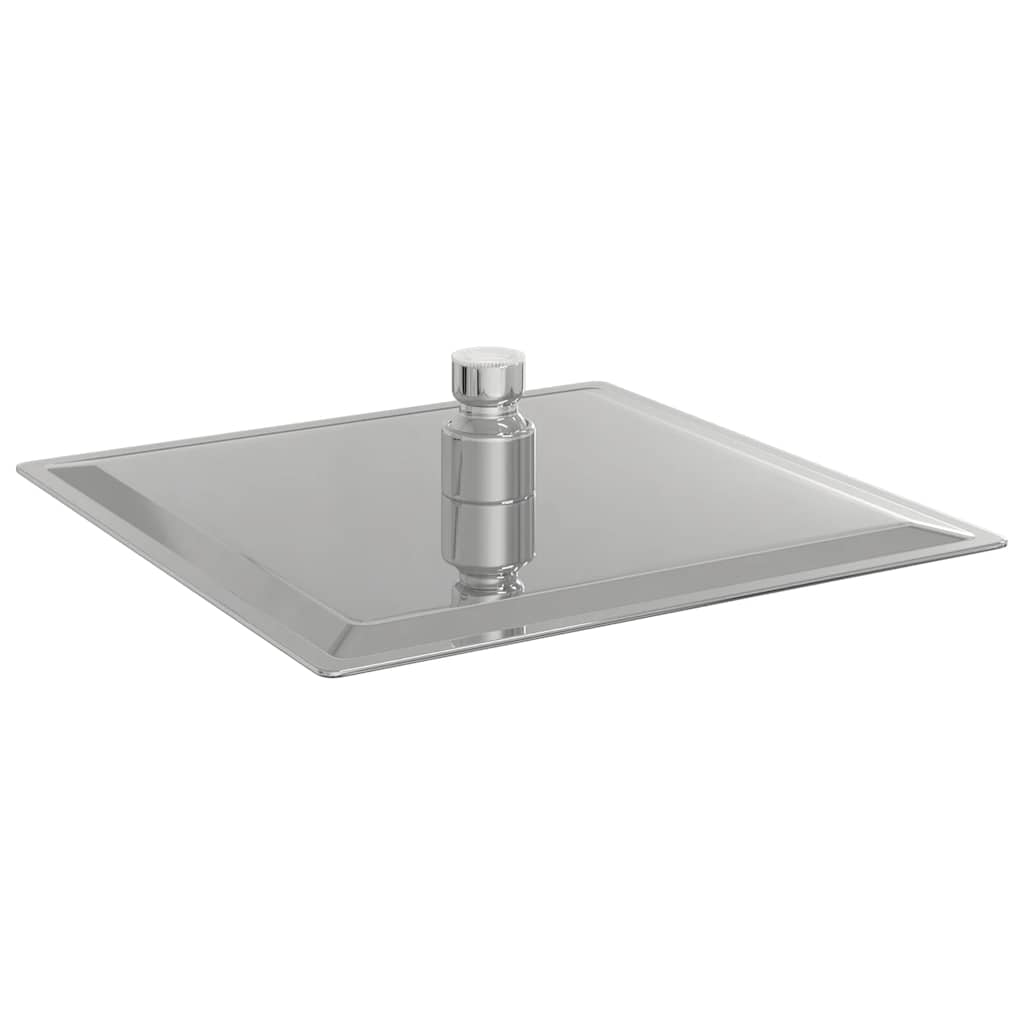 Testa Doccia a Pioggia in Acciaio Inox 304 20x20 cm Quadrata - homemem39