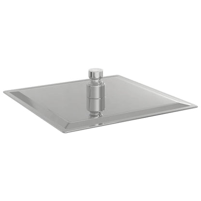 Testa Doccia a Pioggia in Acciaio Inox 304 20x20 cm Quadrata - homemem39