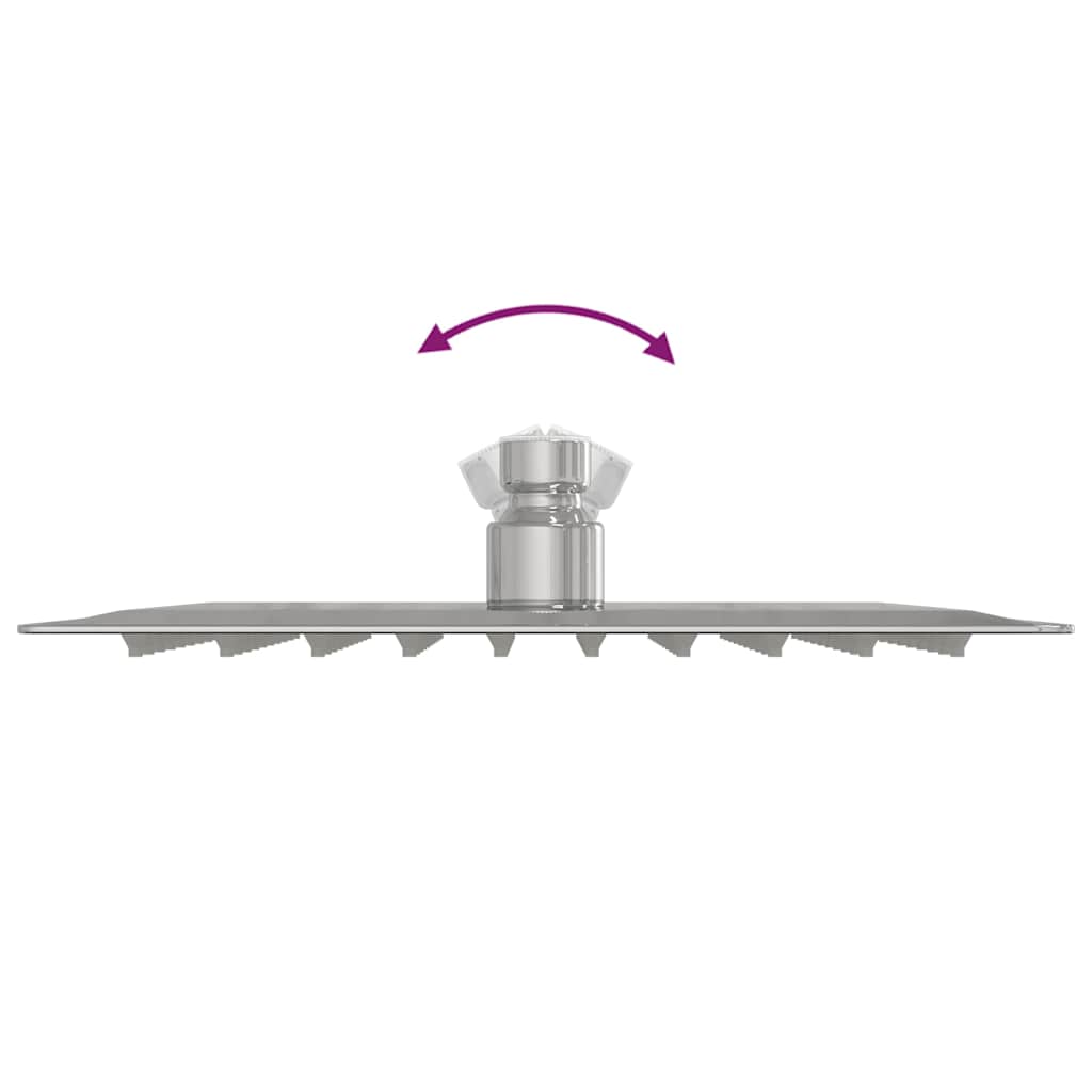 Testa Doccia a Pioggia in Acciaio Inox 304 20x20 cm Quadrata - homemem39