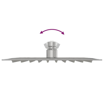 Testa Doccia a Pioggia in Acciaio Inox 304 20x20 cm Quadrata - homemem39
