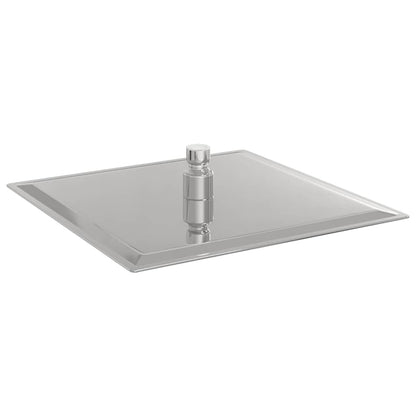 Testa Doccia a Pioggia in Acciaio Inox 304 25x25 cm Quadrata - homemem39