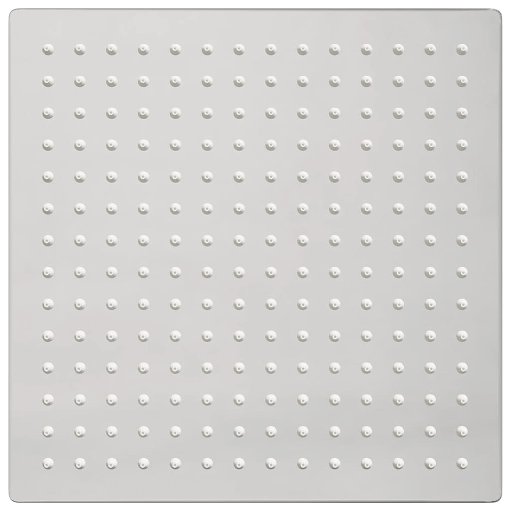 Testa Doccia a Pioggia in Acciaio Inox 304 25x25 cm Quadrata - homemem39