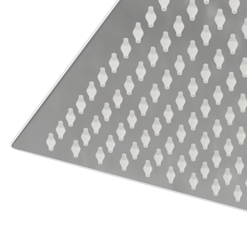 Testa Doccia a Pioggia in Acciaio Inox 304 25x25 cm Quadrata - homemem39