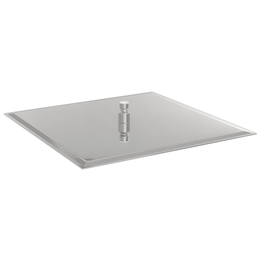 Testa Doccia a Pioggia in Acciaio Inox 304 40x40 cm Quadrata - homemem39