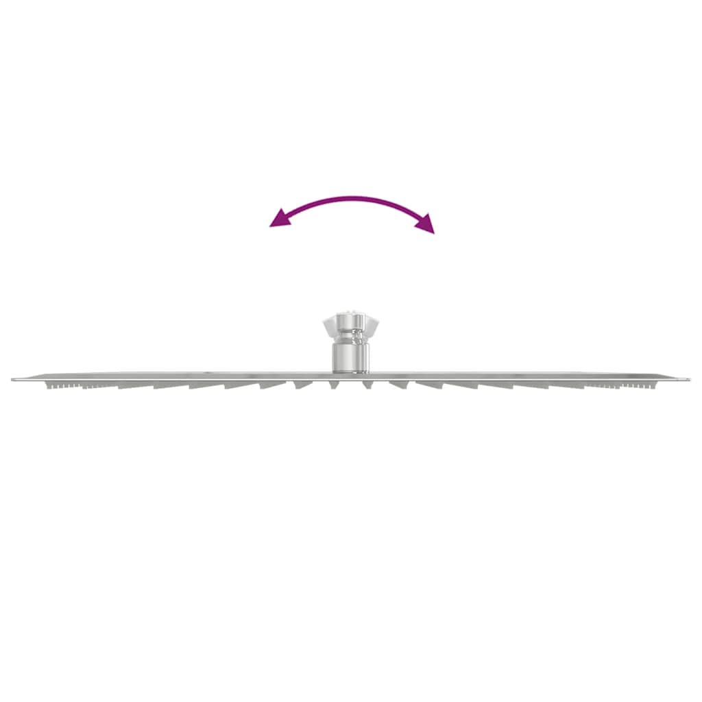 Testa Doccia a Pioggia in Acciaio Inox 304 40x40 cm Quadrata - homemem39