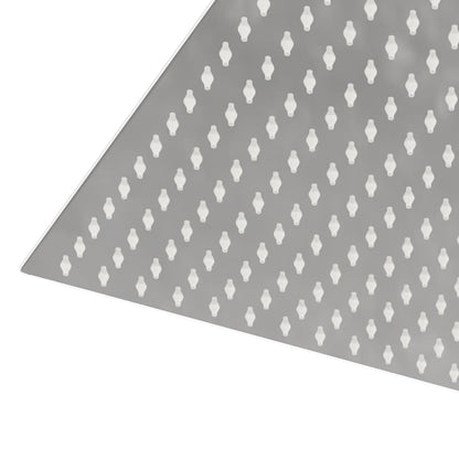Testa Doccia a Pioggia in Acciaio Inox 304 40x40 cm Quadrata - homemem39