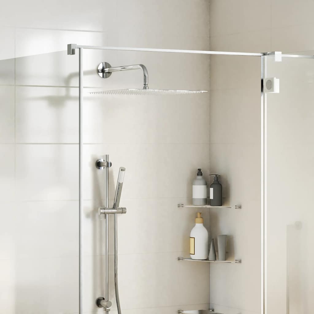 Testa Doccia a Pioggia in Acciaio Inox 304 40x40 cm Quadrata - homemem39
