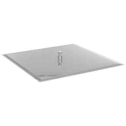 Testa Doccia a Pioggia in Acciaio Inox 304 50x50 cm Quadrata - homemem39
