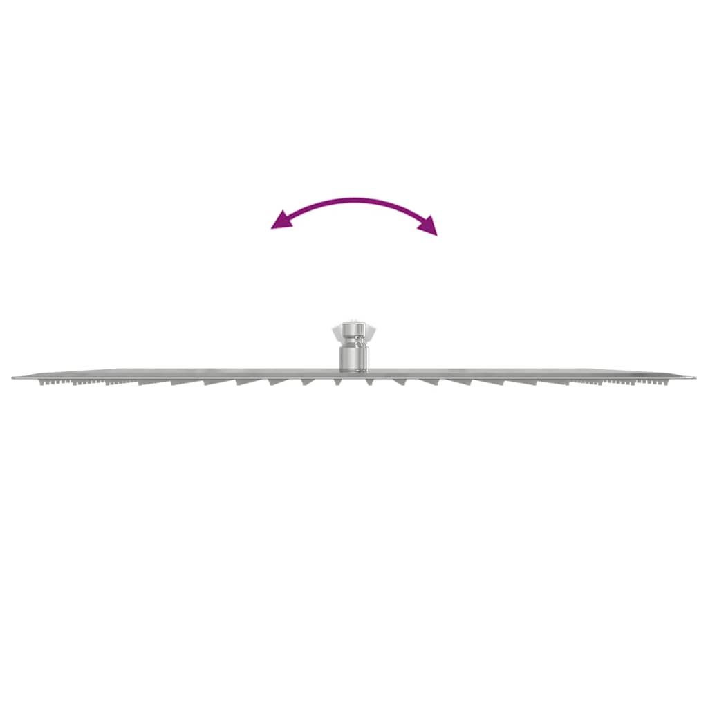 Testa Doccia a Pioggia in Acciaio Inox 304 50x50 cm Quadrata - homemem39