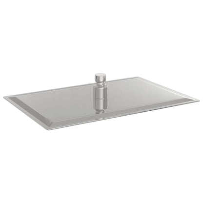 Testa Doccia a Pioggia Acciaio Inox 304 30x20 cm Rettangolare - homemem39