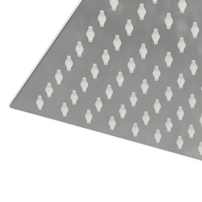 Testa Doccia a Pioggia Acciaio Inox 304 30x20 cm Rettangolare - homemem39