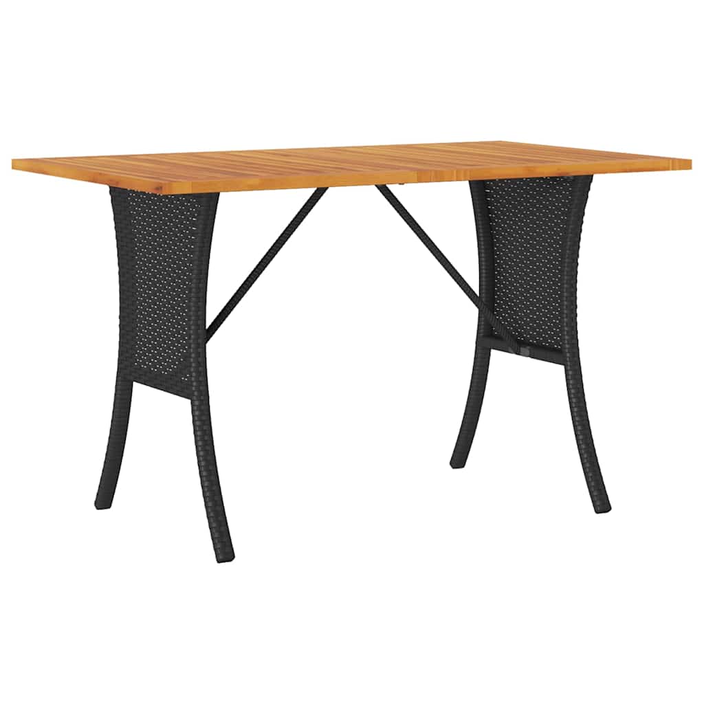 Set Divano da Giardino 6 pz con Cuscini Nero in Polyrattan | homemem39