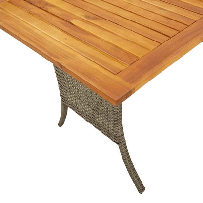 Set Divano da Giardino 6 pz con Cuscini Grigio in Polyrattan | homemem39
