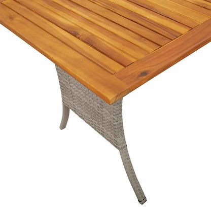 Set Divano da Giardino 6pz con Cuscini Grigio Chiaro Polyrattan | homemem39