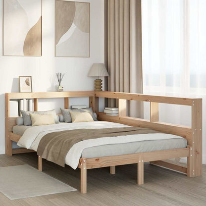 Letto Libreria senza Materasso 120x200cm Legno Massello di Pino