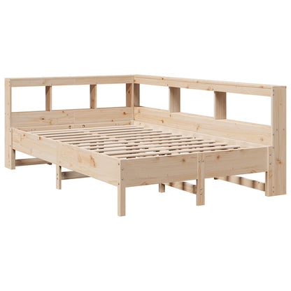 Letto Libreria senza Materasso 120x190cm Legno Massello di Pino