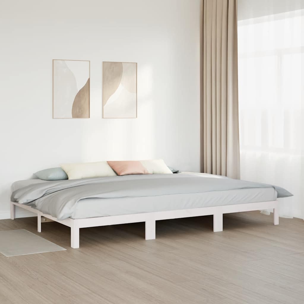 Giroletto Familiare senza Materasso Bianco 270x200 cm | homemem39