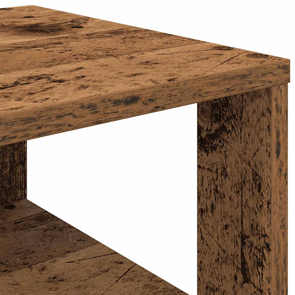 Scarpiera Legno Antico 61x32x105 cm in Truciolato - homemem39