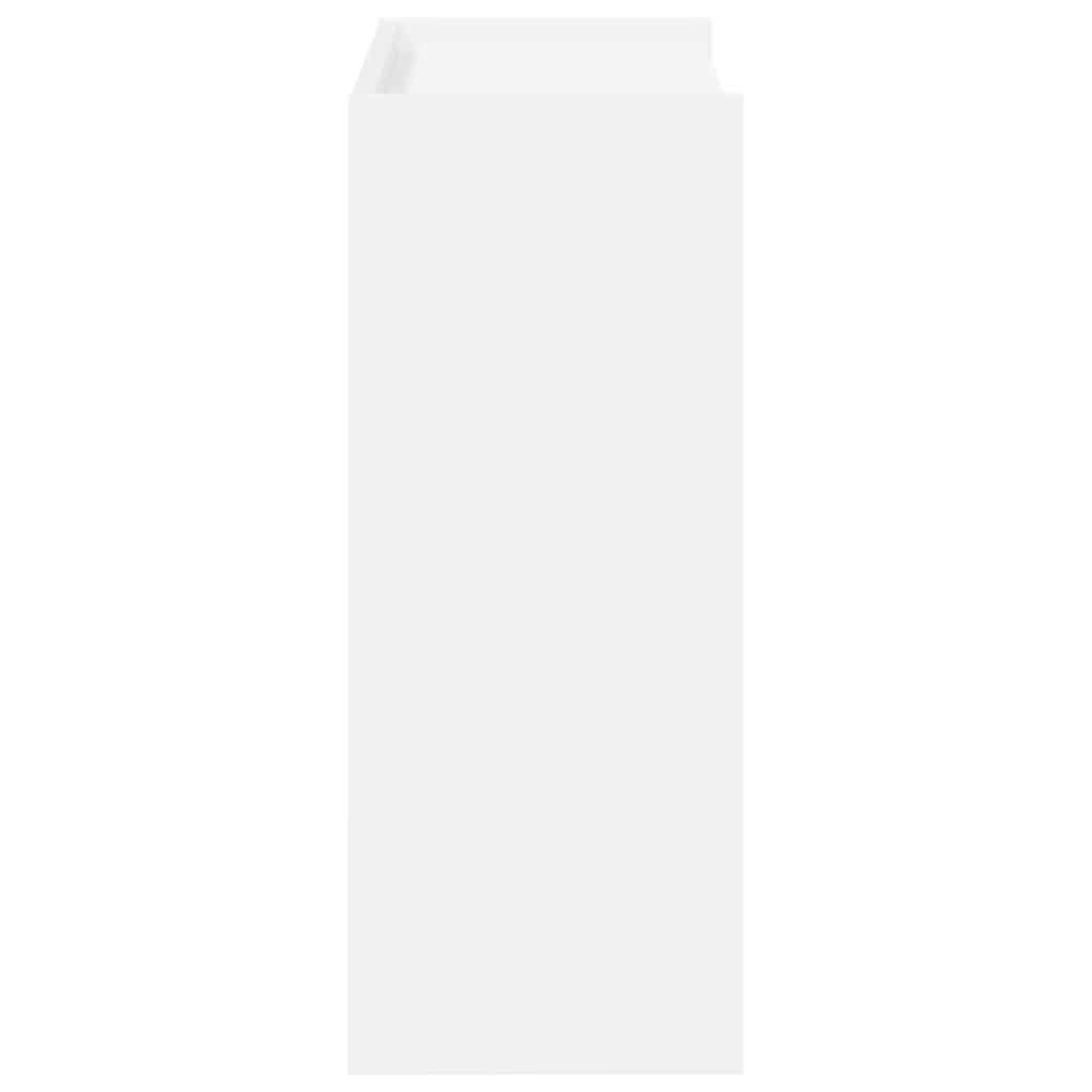 Scarpiera Bianca 60x25x62 cm in Legno Multistrato - homemem39