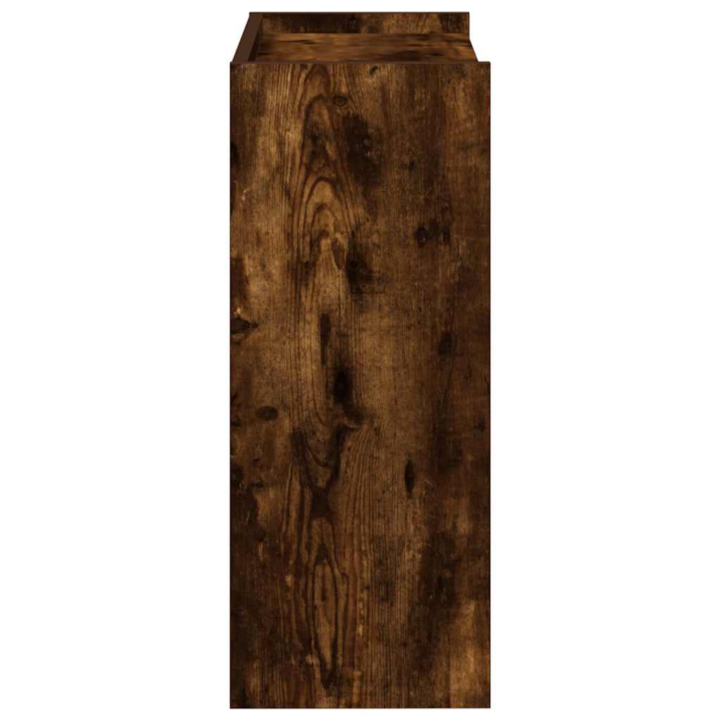 Scarpiera Rovere Fumo 60x25x62 cm in Legno Multistrato - homemem39