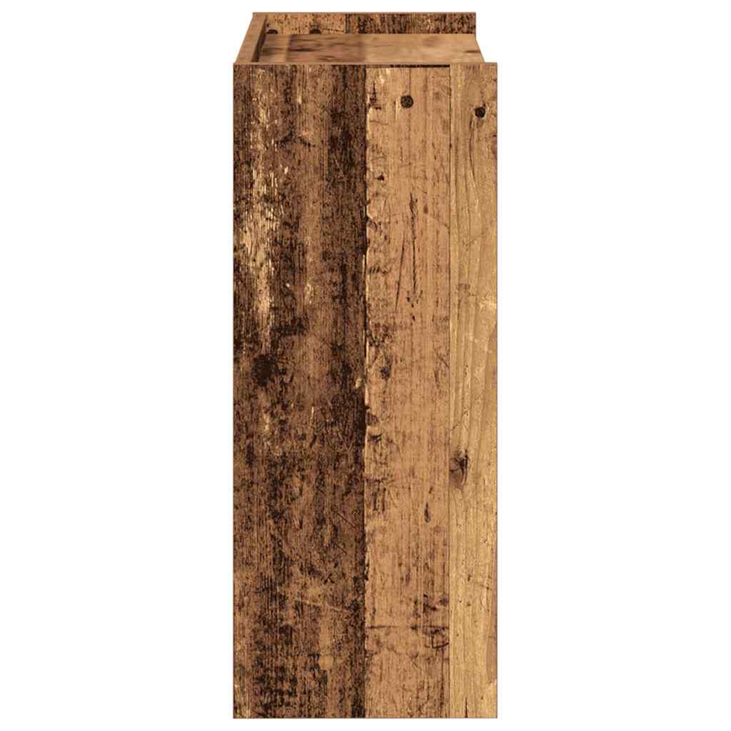 Scarpiera Legno Antico 60x25x62 cm in Legno Multistrato - homemem39